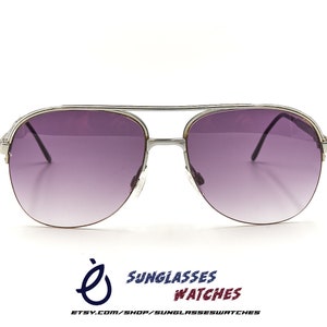 LUXOTTICA BRAVO Taupelite Klixx 2 Double Bridge Vintage 1980s Designer Sunglasses for Men / Made in Italy / Preowned Condition