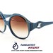 Lunettes Vintage Jacques Estrel Paris - Monture Plastique Melon/blanc/jade/bleu Marine, Neuve