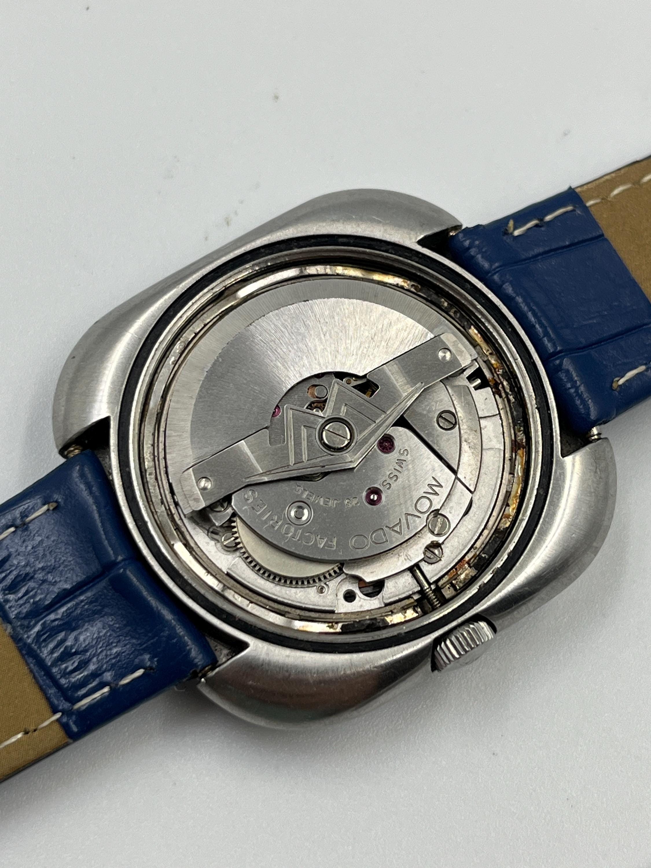 MOVADO Kingmatic Surf 360 Square Case Day Date Swiss Made