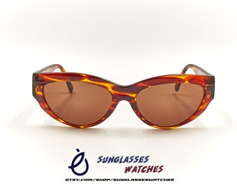 Vintage 80\'s Italy Polinelli Red and White Sunglasses Riccardo polinelli collection 562 - Gem main image 2
