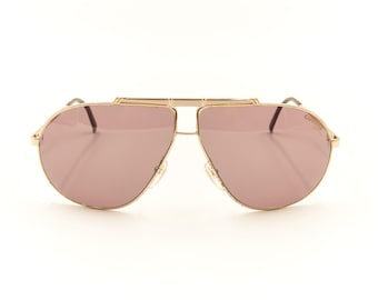 CARRERA Mod 5401 42 Large 64 09 Made in Austria Vintage Oversized Pilotenbrille / Guter gebrauchter Zustand / für Herren