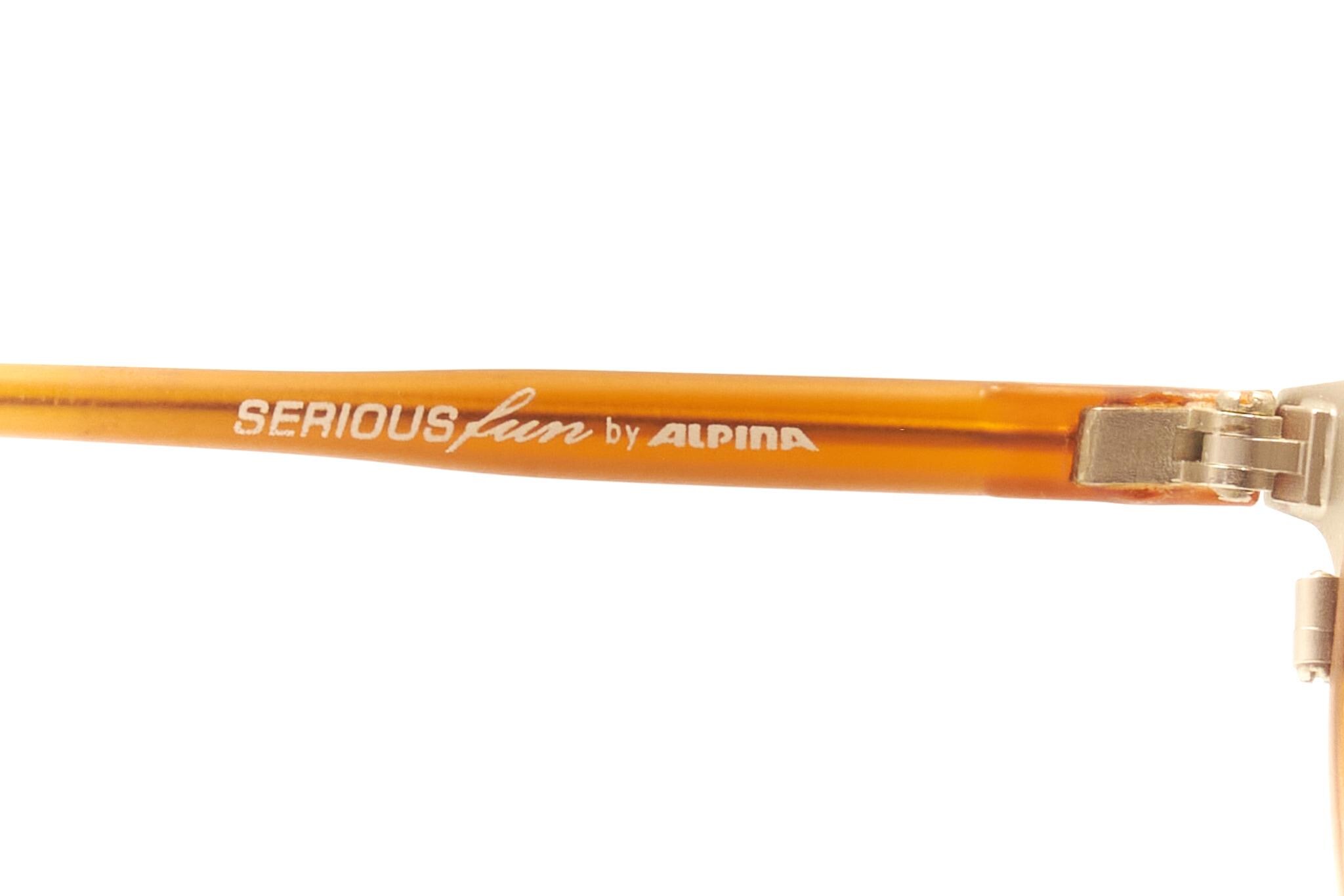 Serious Fun By ALPINA GERMANY ジュビリーサングラス / NOS 