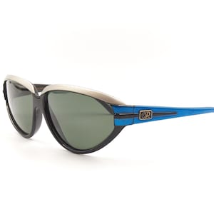 REGINA REVILLON PARIS R 44 Blue Grey Sunglasses / Vintage Designer Eyewear for Men and Women  / New Old Stock with New Lenses