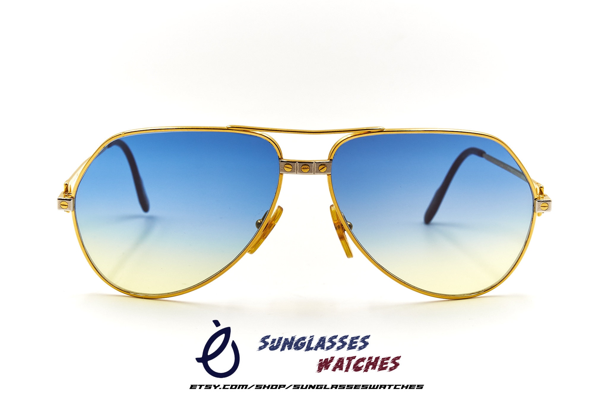 Sonnenbrille Cartier Vendome Santos Brille Vintage CARTIER VENDOME