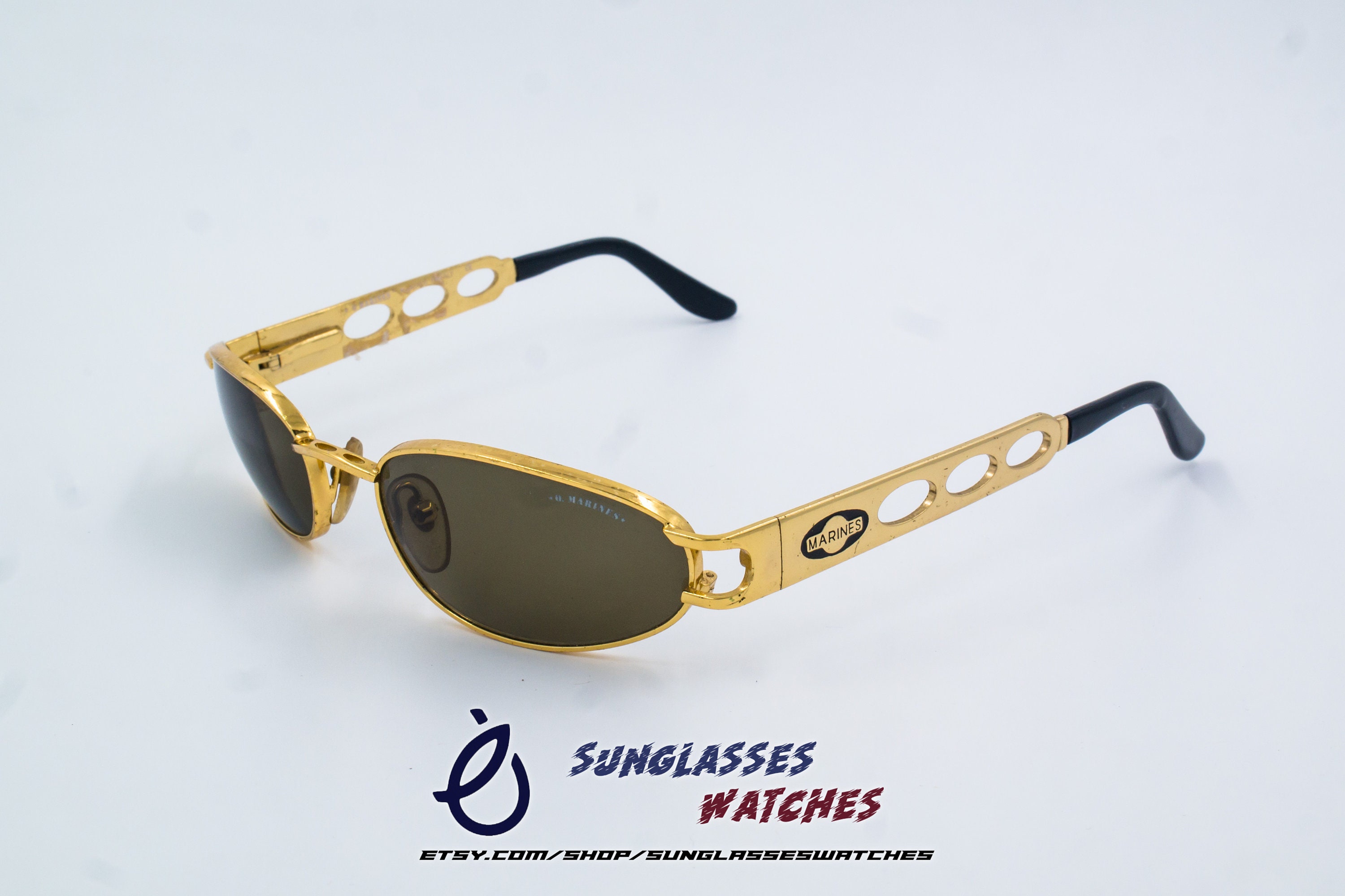 O MARINES MOD 5423 Made in Italy Vintage Designer Sunglasses