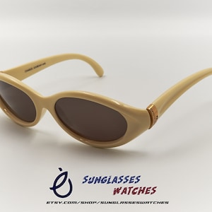 CHARLES JOURDAN Shirley Paris Vintage Designer Sonnenbrille mit weißem Rahmen Made in France / NOS Women Eyewear / New Old Stock