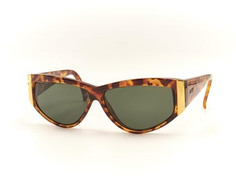 GIANNI VERSACE Mod 389 Col 869 Versace Thema Vintage authentische Designer-Sonnenbrille / guter gebrauchter Zustand Brillen für Frauen