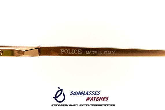 POLICE Mod 2158 Made in Italy Designer Metal Sung… - image 8