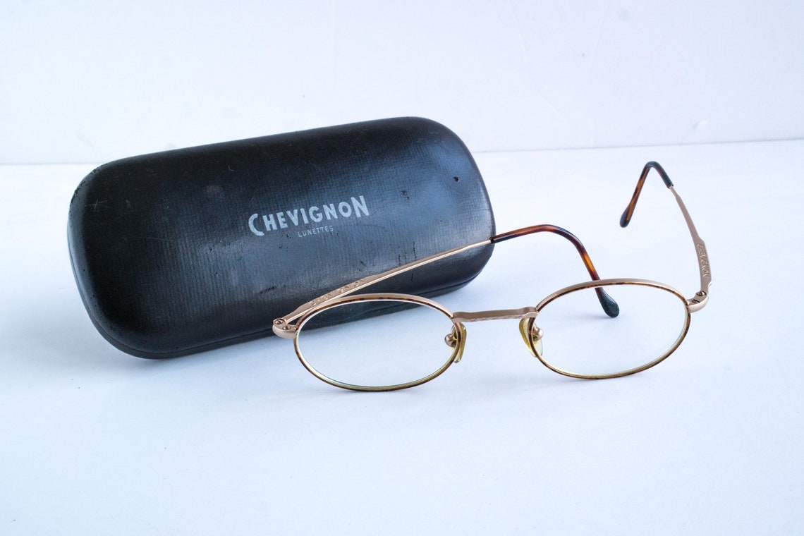 CHEVIGNON France Lunettes Cooper Glasses Frame / Used / Men | Etsy