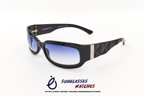 timeren muggen Strædet thong Authentic CHANEL 5052 CC Black Acetate Sunglasses for Men and - Etsy