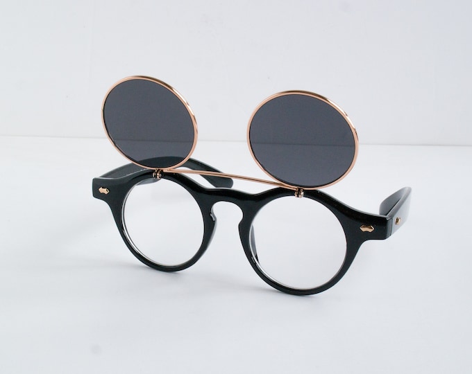 RAYFLECTOR 197 London Design Lift the FLAP Vintage Sunglasses / NOS