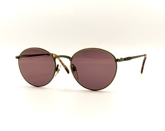 SEE YOU by Metzler 5977 Spring Theme Dark Green Designer Sunglasses / Made in Germany / NOS Womens Eyewear / New Old Stock