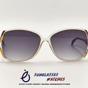 SILHOUET M1786 Zwart en doorzichtige vintage zonnebril Made in Austria / NOS-brillen dames / New Old Stock met nieuwe lenzen