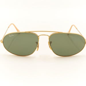 RAY BAN Bausch Lomb B&L FASHION Metal 5 Extraordinary Aviator Shades / Ray-Ban 58 16 / 1980s Good Used Condition / Vintage / Men Women