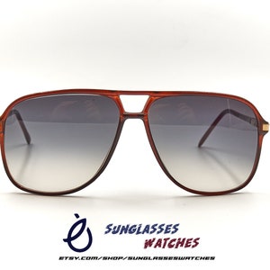 CLASS Acetate Double Bridge Vintage Designer Sunglasses / Made in France / Good Condition wirh New Lenses /  Eyewear for Men & Women