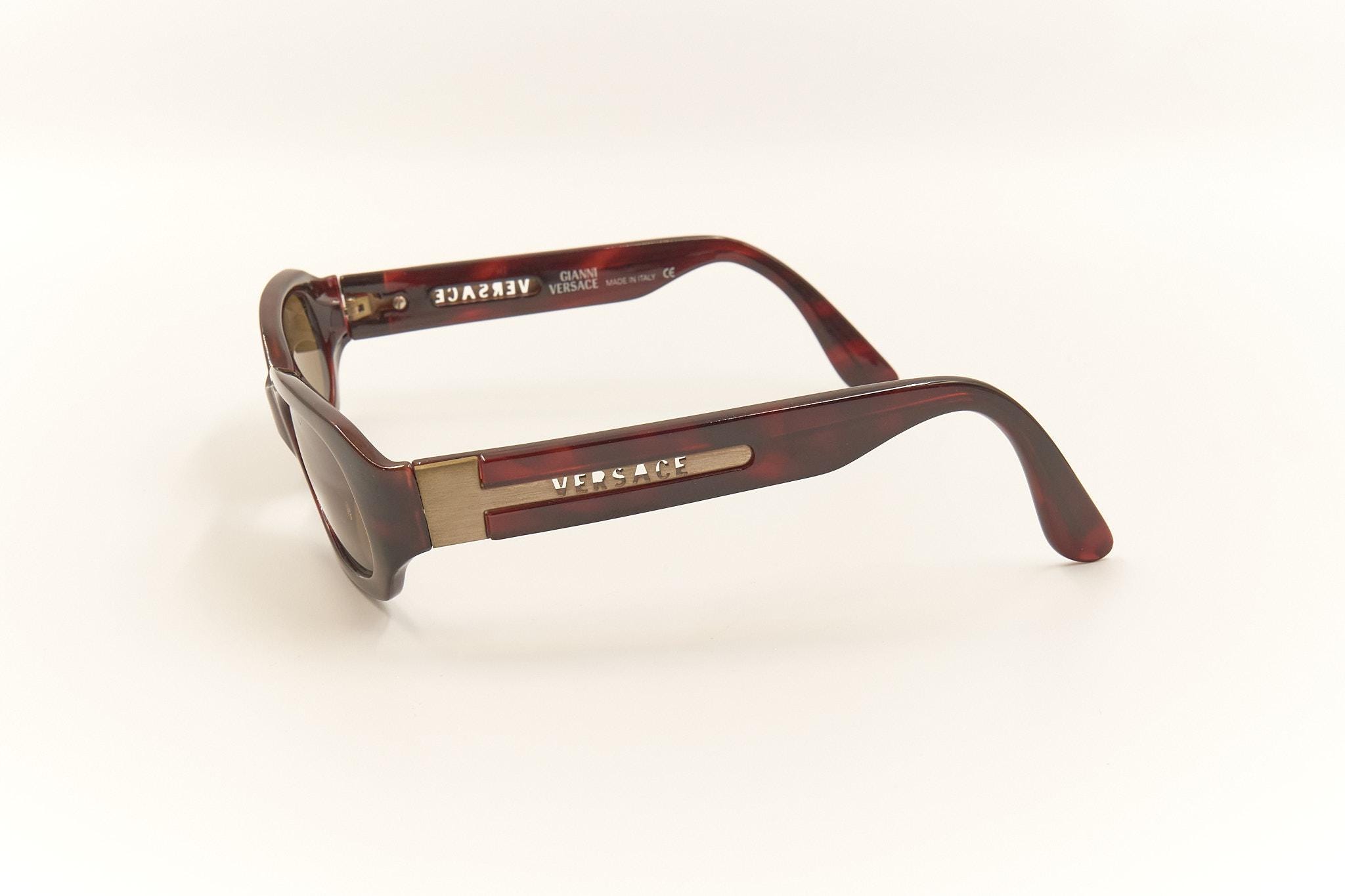 Authentic GIANNI VERSACE Mod 531 Col 900 Acetate Theme Rectangular