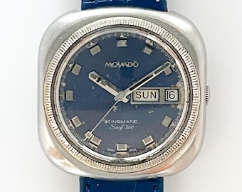 MOVADO Kingmatic Surf 360 Square Case Day Date Swiss Made