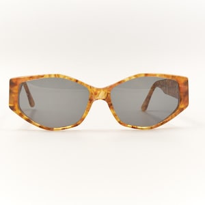 TORRENTE Paris Vintage 1990s Toccata 56 14 Made in France Tortoise Acetate Sunglasses / New Old Stock NOS / Designer Eyewear for Women