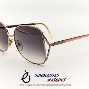 LUXOTTICA 7545 Oversized Vintage Designer Made in Italy Sunglasses / New Old Stock Eyewear for Men and Women / NOS