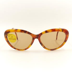 ZEISS 8339 8100 West GERMANY Tortoise Cateye Sunglasses / New Old Stock / 1990s Vintage Designer / Men Women