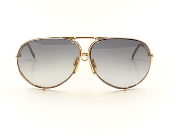PORSCHE DESIGN by CARRERA 5623 40 Austria 80's Rare Large Vintage Sunglasses / Good Used Condition with New Lenses / Interchangeable Lenses