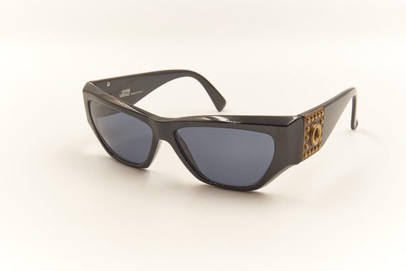 Authentic GIANNI VERSACE Mod 489 Col 852 Black Go… - image 1