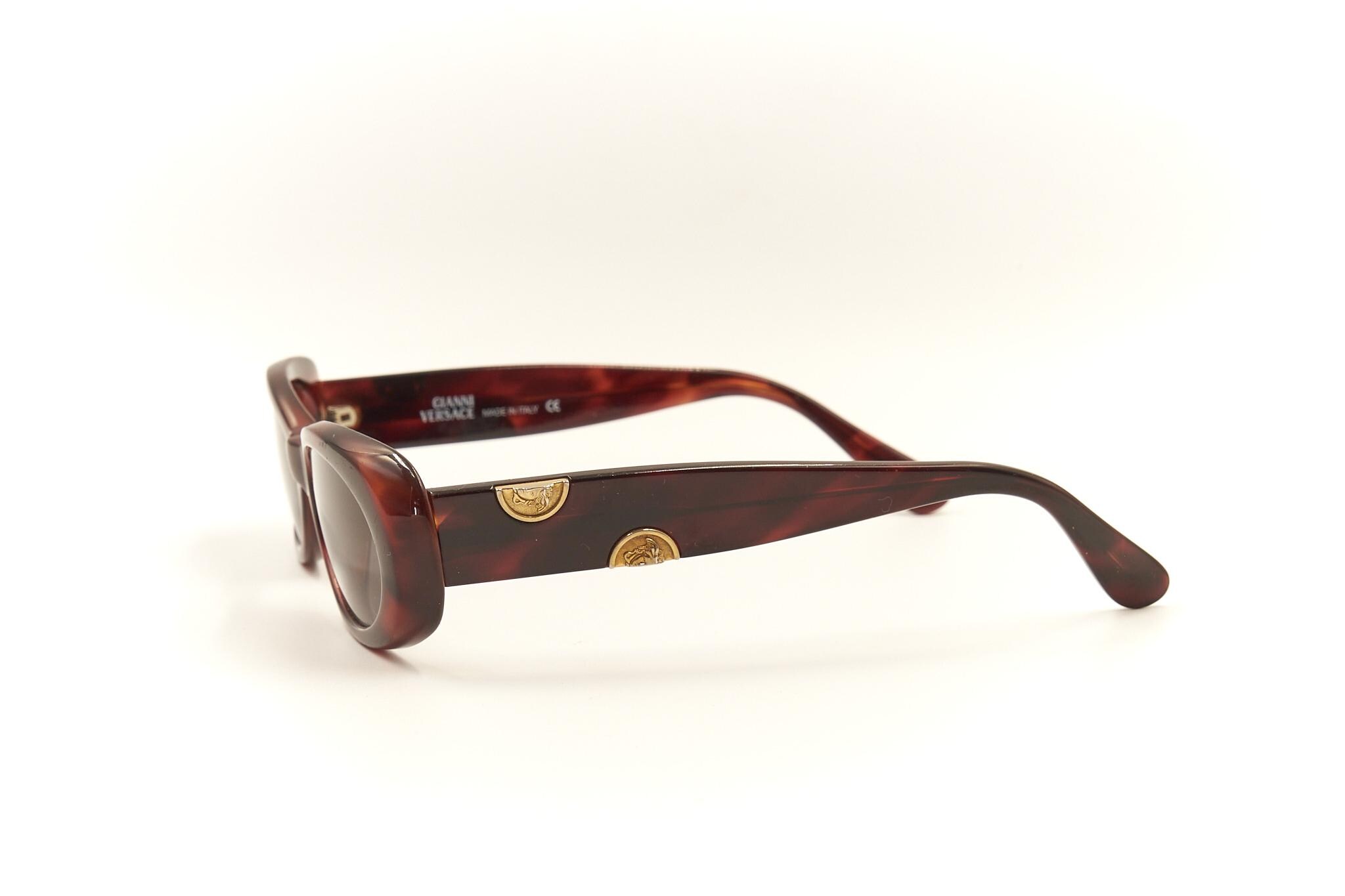 本物のジャンニ・ヴェルサーチ MOD 248 コル900 トータスハーフ