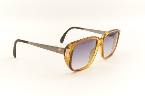 ZEISS 2038 Vintage Solid Bridge Rectangular Sungl… - image 5