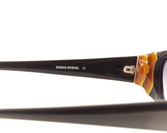SONIA RYKIEL Lunettes 7566 01 Vintage Designer Sunglasses With