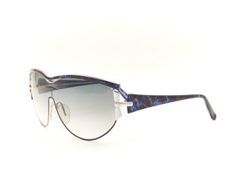 Gafas de sol de diseño vintage NINA RICCI Paris NR3017 de los años 80 fabricadas en Francia para mujer o / New Old Stock NOS