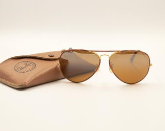 小物 Ray Ban BAUSCH&LOMB Made In Usa RAY-BAN Chromax USA Bausch Lomb Outdoorsman Arista Black BB