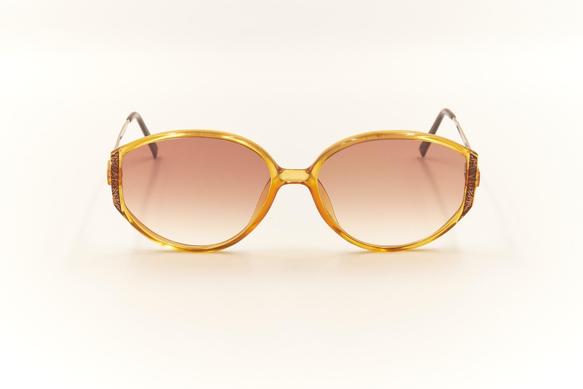 Vintage Viennaline 1770 30 Slovenia Brown Oval Sunglasses Frames Only Vienna Line 1364 30 Vintage Sunglasses – Ed & Sarna Vintage  main image 4