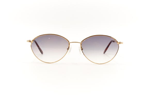 Vintage Christian Dior Austria Oval Eyeglass Frames Only Gold Tone CD 2876 Christian Dior Vintage Eyeglasses 2938 40 Gold Oval Frame  main image 2