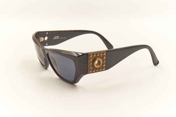 Authentic GIANNI VERSACE Mod 489 Col 852 Black Go… - image 3