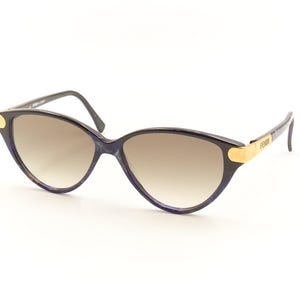FENDI by LOZZA FV 71 1990s Vintage Made in Italy Designer Sunglasses / New Old Stock Eyewear for Women