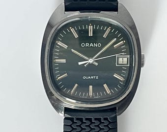 ORANO Vintage Wristwatch for Men and Women with ETA ESA 9182 Quartz Movement / 1980s / Swiss Made Watch / New Old Stock
