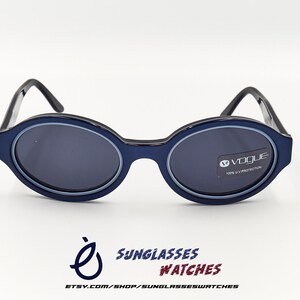 VOGUE VO 2168S Navy Blue Vintage Designer Acetate Sunglasses  Made in Italy / New Old Stock / Designer / Men Women / NOS