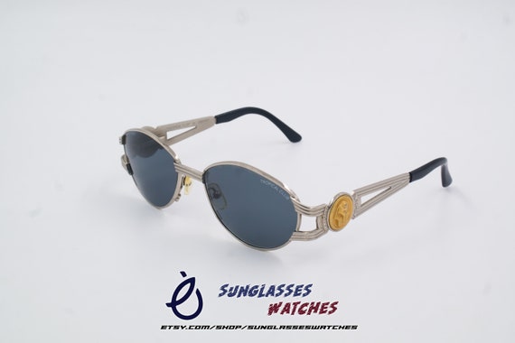 Versace Tropical Medusa Sunglasses Versace 2235 1002/69 Sunglasses Pink/Dark Violet Rectangle  main image 4
