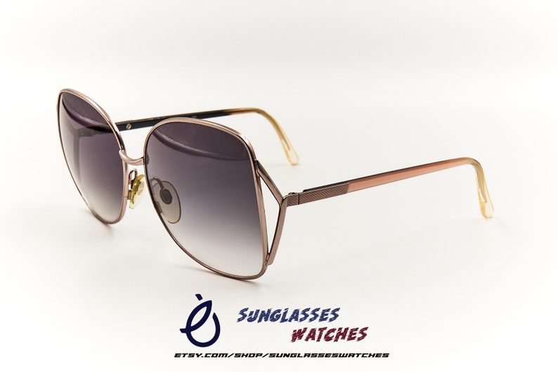 LUXOTTICA 7545 Oversized Vintage Designer Made in Italy Sunglasses