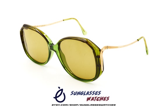 vintage eyewear 70s 80s ゴールド