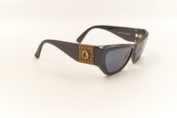 Authentic GIANNI VERSACE Mod 489 Col 852 Black Go… - image 5