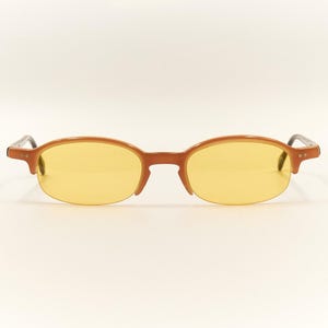 MIKLI par MIKLI 6079 Vintage 2000s Halfrim Acetate Sunglasses / Hand Made in France / NOS Eyewear for Men & Women / New Old Stock