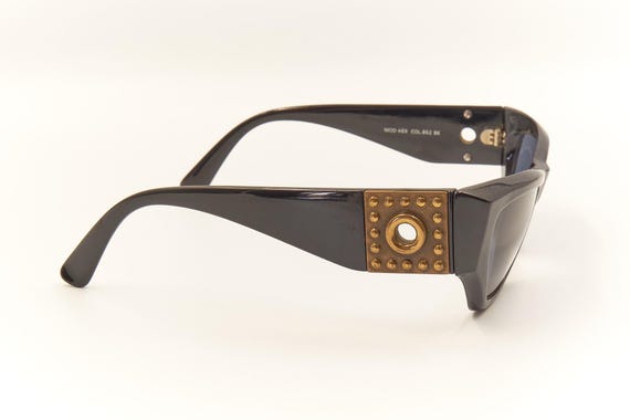 Authentic GIANNI VERSACE Mod 489 Col 852 Black Go… - image 6