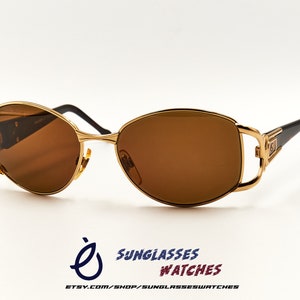 Florence Design LINEA PITTI Mod 623 Metal Tortoise Combination Vintage Designer Sunglasses for Women / Made in Italy / New Old Stock / NOS