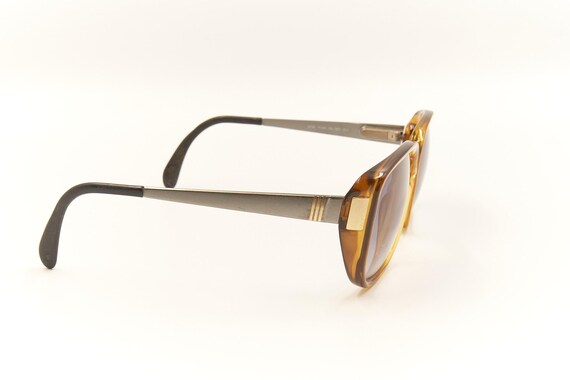 ZEISS 2038 Vintage Solid Bridge Rectangular Sungl… - image 6