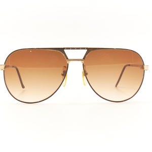 VINTAGE 6702 1990s Aviator Made in Italy Double Bridge Sunglasses for Men & Women / Preowned Condition with New Lenses