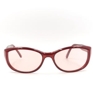 SAFILO Ametista 149 Red Vintage Designer Sunglasses Made in Italy / NOS Eyewear for Women / New Old Stock