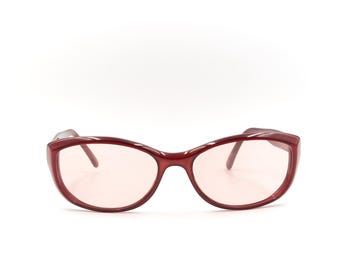 Safilo 9005/s Eyeglasses Sunglasses Frames Red Gold Vintage 