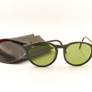 Ray Ban B&L Bausch Lomb TRADITIONALS STYLE B TB004 Round Green Lenses Sunglasses / Used Condition / Vintage / Men Women