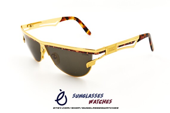 CHARME Mod 7510 Col 120 Handmade Gold & Tortoise Sunglasses  display picture 3
